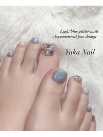 エルサ風♪ウィンターネイル