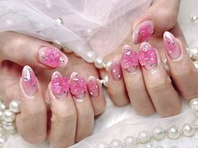 ミヌ(Minou)/チークネイル×リボン