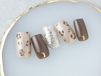 季節限定秋ネイル