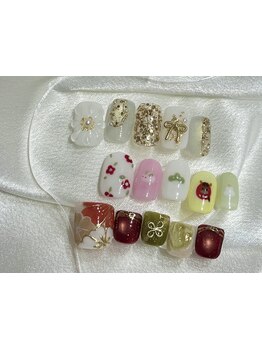 手描きアートが得意なサロン