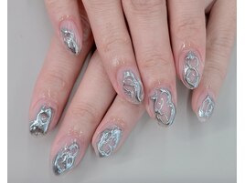 【クロムミラーネイル】