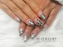 エムジュエリー 五反野店(M JEWELRY)/レオパードネイル