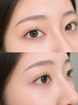 フルリバイアウラ(fleuri by aura)の写真/目の形に合わせて、デザインをご提案◎自まつ毛が伸びたような、ナチュラルな仕上がりに☆メイクも楽に♪