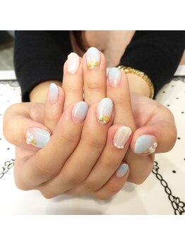 サロンドティアラ(salon de tiara)/人魚に鱗ネイル☆