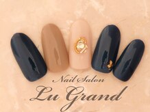 ルグラン(LU GRAND)/ネイビー×ベージュ