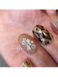 ヒョウ柄ネイル☆