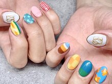 ネイルマフィア 渋谷(NAIL MAFIA)/テキスタイルアート