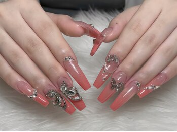 イチキュウハチキュウ ネイルサロン(The 1989 nail salon)の写真/【アクリルスカルプ】フリーデザイン(パーツOrストーン付け放題)初回11,980円丁寧な施術で理想の指先に♪