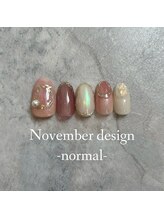 エトワールネイル 高崎筑縄町店(Etoile nail)/24年11月ノーマルハンド定額
