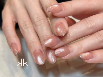 ケーツーネイル(k-two nail)/マグネット×ラメライン(みな)