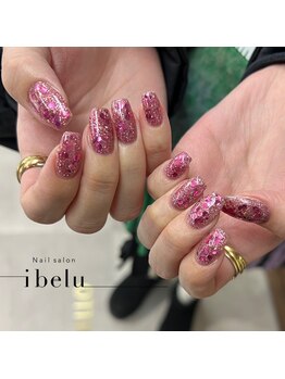 イベル 京橋店(ibelu)/キラキラホログラムネイル