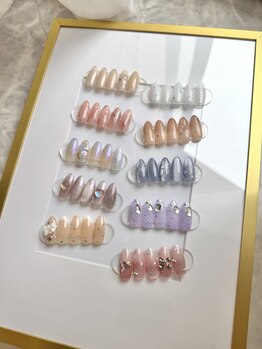 ランシル(Lancil)の写真/毎月変わるコスパ重視Lancilオリジナルデザインがお勧め♪トレンドのキラキラちゅるんネイルは当店にお任せ