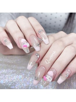 クイーンズビューティーサロン 歌舞伎町店(Queen's beauty salon)/チップ長さ出し10本やり放題