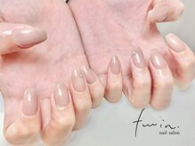 ツインネイル 塩釜口店(twin.nail)/skinワンカラー