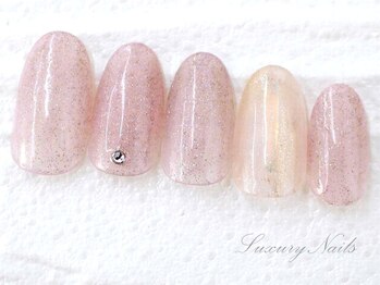 ラグジュアリーネイルズ カワグチ(Luxury Nails Kawaguchi)/平日限定☆モテ可愛デザイン