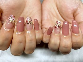 押し花ネイル
