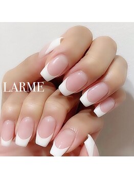 ラルム ネイル サロン(LARME NAIL SALON)/シンプル／フレンチ