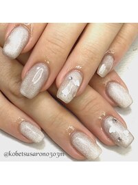 シンプルマグネットネイル☆
