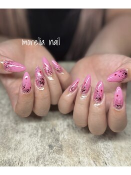 モレリア(morelia)/ピンクキラキラネイル