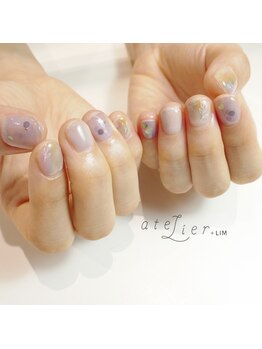 アトリエ プラス リム(atelier +LIM)/たくさんの色を馴染ませて