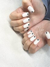 クリア(Clear)/大人気ハートネイル