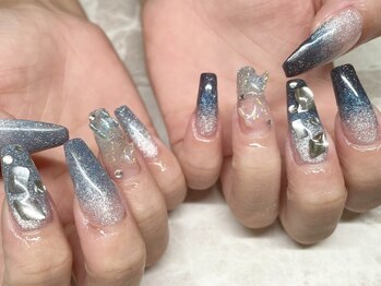 ロワ バイ ジョアアンジェ(Roi by joieange)/マグネット 蝶パーツ グラデ