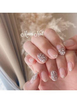 モアニネイル 岡山駅前(Moani Nail)/ツィードネイル