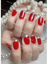 スペードキューネイル 新宿店(Spade Q Nail)/ガラスフレンチ