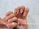 美爪に演出！細フレンチネイル