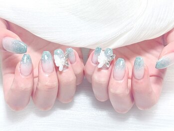キャンディーネイル(candy nail)の写真/チークネイル×マグネットが大人気★長さだし・持ち込みデザインも大歓迎＊存在感あるネイルをお届け♪
