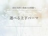 【40日以内再来】上下パーマ（まつげパーマ or メーテル or パリジェンヌ）