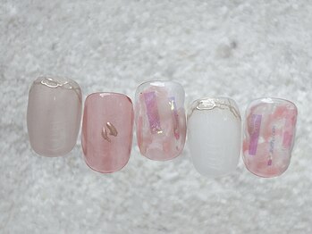 ネイル サヴォイ 本厚木店/インク×オーロラネイル