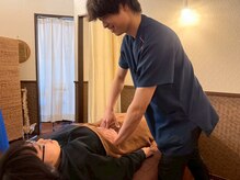 チャチャエイム整骨院 鍼灸院/お腹の状態をチェック