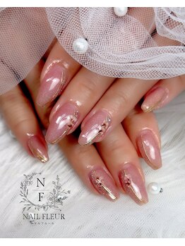 ネイルフルールの写真/マグネットネイル・ワンホンネイル・バレエコア・リボンネイル・ハートネイルも定額♪ジェル長さだし対応OK