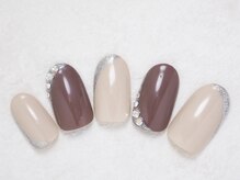 シックネイル(CHIC nail)/ラメデザインネイル