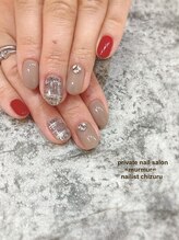 プライベート ネイルサロン マーマ(murmur)/ツイードネイル