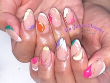 アン ジョーヌドラゴ/【自爪ネイル】カラフルネイル