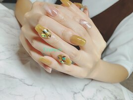 リーフホログラム×スタッズ
