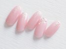 大人のさくらピンク×ラメ