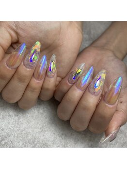 ネイルカレッジアンドサロン ナチュレ(nailcollege&salon NATURE)/ミラーネイル