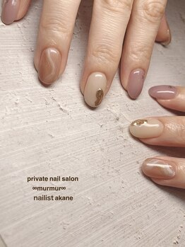 プライベート ネイルサロン マーマ(murmur)/マーブルネイル