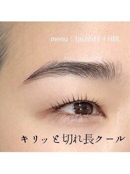 アイブロウサロン ノイ中目黒店(neu)/HBLとラッシュリフトのセット