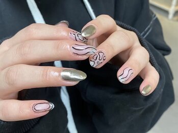 ネイルサロン エーナイン 札幌琴似店/持ち込みデザイン