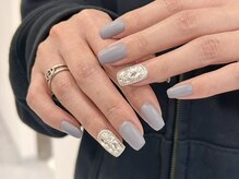 アムール(Amour)/埋めつくし×マットグレー♪