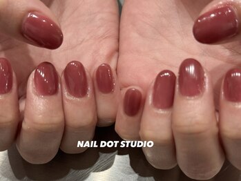 ネイルドットスタジオ 堺筋本町(NAIL DOT STUDIO)/くすみカラー