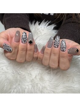 ツイードネイル