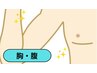 【メンズ脱毛】8月限定　胸腹全体脱毛　￥3,980
