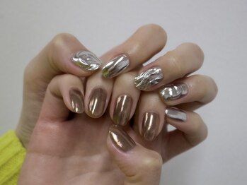 サニーサイド 梅田(Sunny side)/ミラーネイル