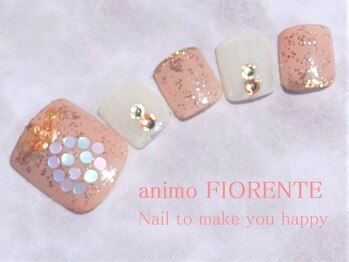 アニモ フィオレンテ せんげん台西口店(animo FIORENTE)/【定額フットネイル】¥9000