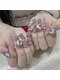 クイーンズビューティーサロン 新宿本店(Queen's beauty salon)の写真/カラーパーツが豊富なので、唯一無二の指先を演出してくれる輝くデザインへ。今季を楽しむ今っぽネイルに！